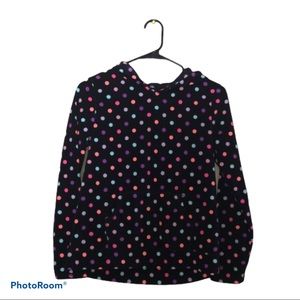 (LAST CHANCE) Soft Hooded polka dot sweatshirt